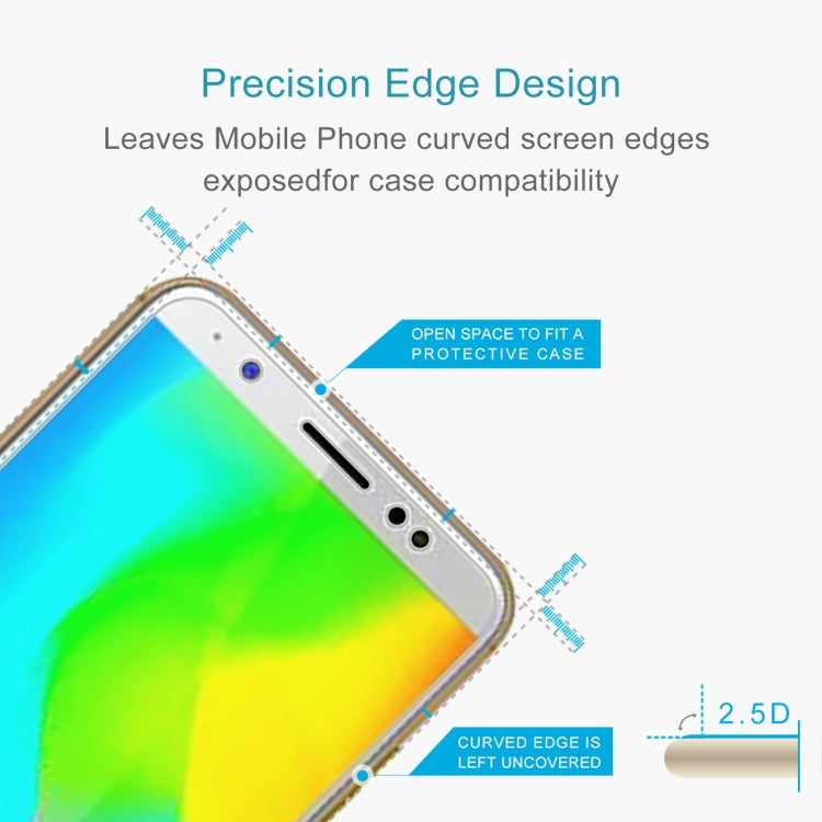 50 PCS 0.26mm 9H 2.5D Tempered Glass Film For Tecno Spark CM