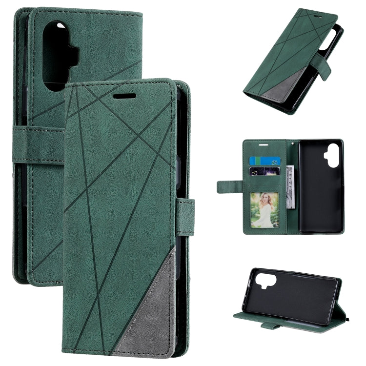 For Xiaomi Poco F3 GT Skin Feel Splicing Horizontal Flip Leather Phone Case