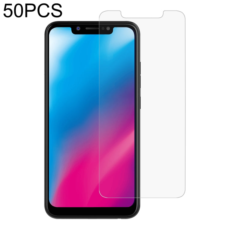 50 PCS 0.26mm 9H 2.5D Tempered Glass Film For Tecno Camon 11