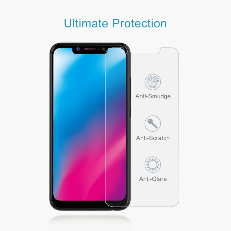 50 PCS 0.26mm 9H 2.5D Tempered Glass Film For Tecno Camon 11