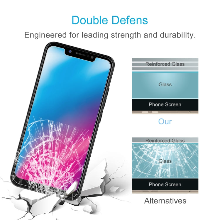 50 PCS 0.26mm 9H 2.5D Tempered Glass Film For Tecno Camon 11