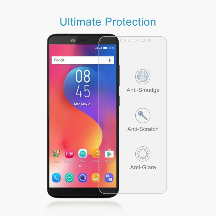 50 PCS 0.26mm 9H 2.5D Tempered Glass Film For Tecno HOT S3