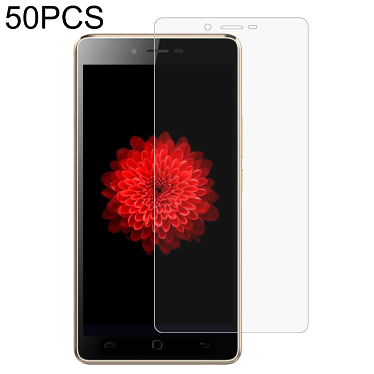 50 PCS 0.26mm 9H 2.5D Tempered Glass Film For Tecno L8 Lite