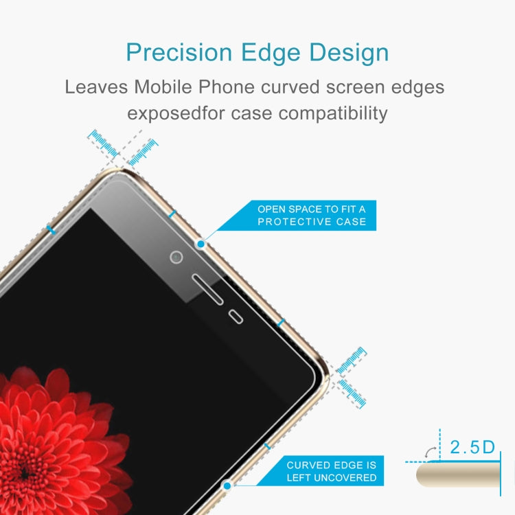 50 PCS 0.26mm 9H 2.5D Tempered Glass Film For Tecno L8 Lite