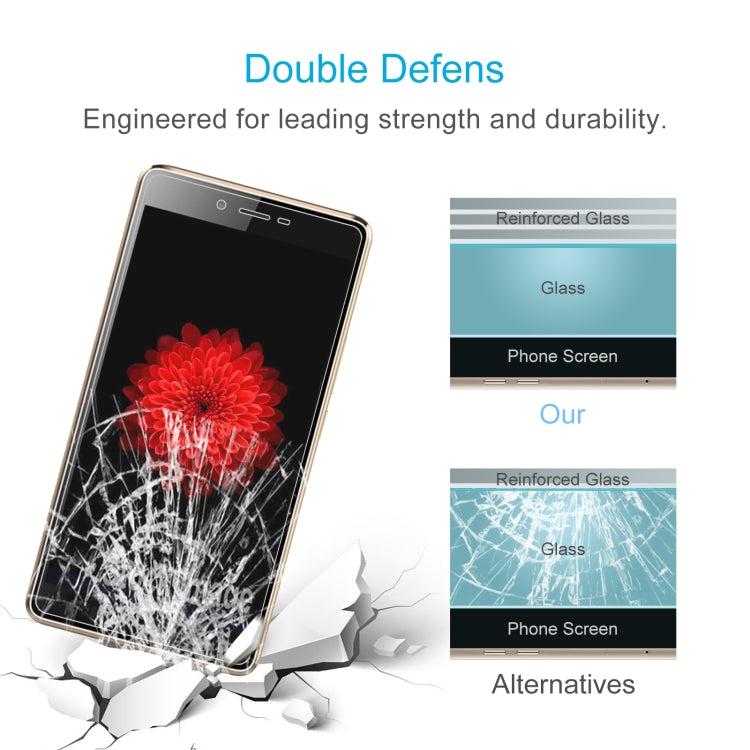 50 PCS 0.26mm 9H 2.5D Tempered Glass Film For Tecno L8 Lite