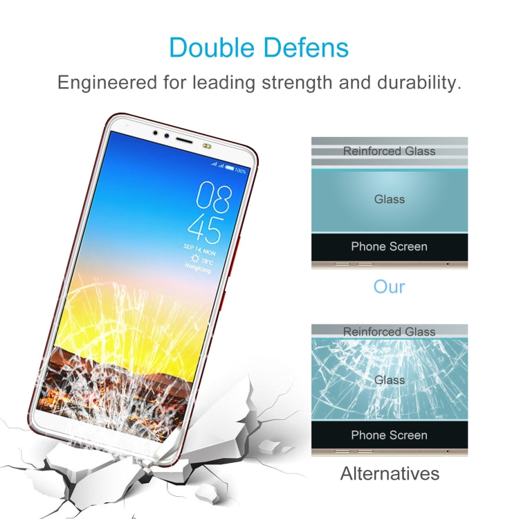 50 PCS 0.26mm 9H 2.5D Tempered Glass Film For Tecno Spark 2