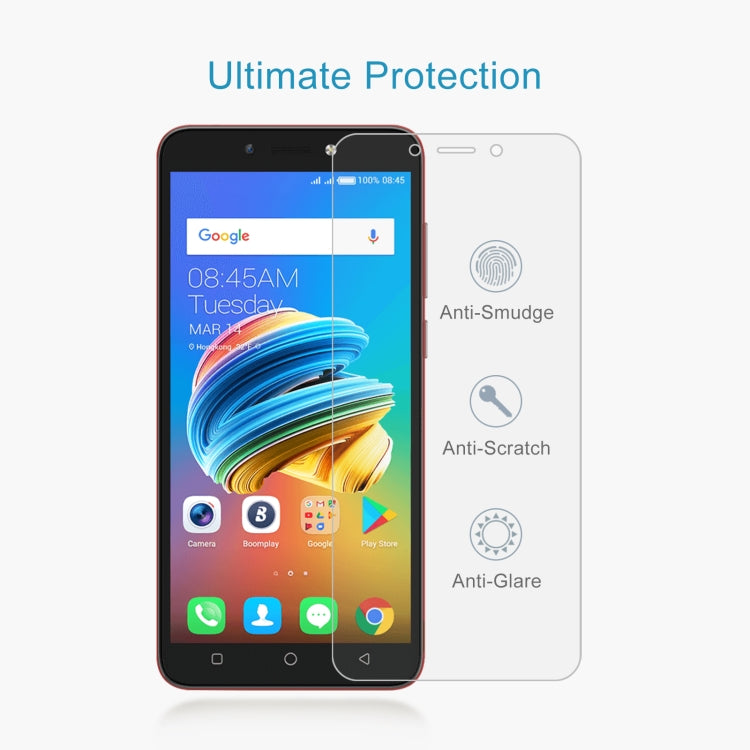 50 PCS 0.26mm 9H 2.5D Tempered Glass Film For Tecno POP 1 Pro