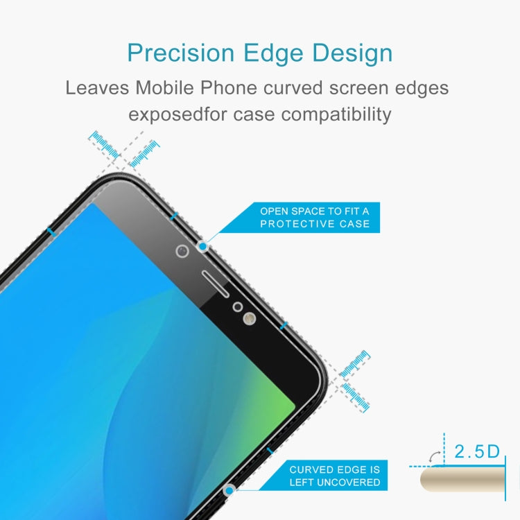 50 PCS 0.26mm 9H 2.5D Tempered Glass Film For Tecno Pouvoir 3 Air