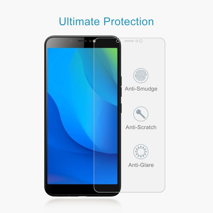 50 PCS 0.26mm 9H 2.5D Tempered Glass Film For Tecno Pouvoir 3 Air