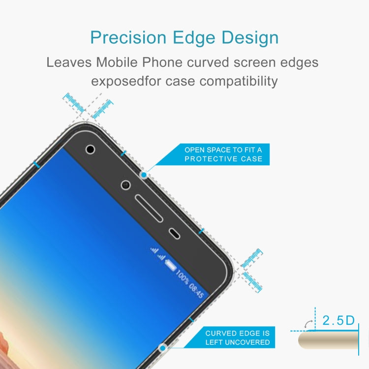50 PCS 0.26mm 9H 2.5D Tempered Glass Film For Tecno Spark Pro