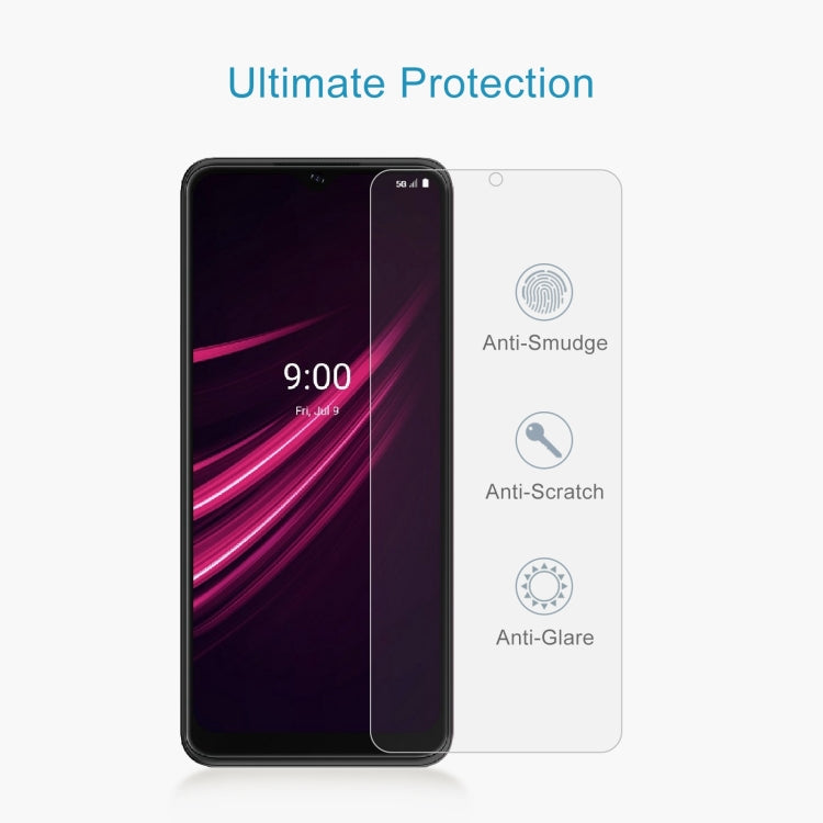 50 PCS 0.26mm 9H 2.5D Tempered Glass Film For T-Mobile REVVL V+ 5G
