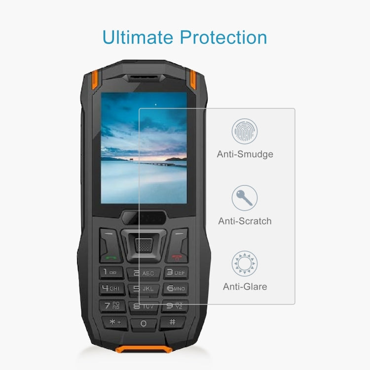 50 PCS 0.26mm 9H 2.5D Tempered Glass Film For Ulefone Armor Mini 2