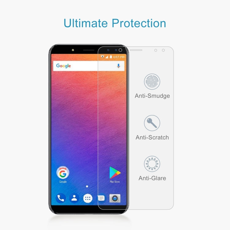 50 PCS 0.26mm 9H 2.5D Tempered Glass Film For Ulefone Power 3