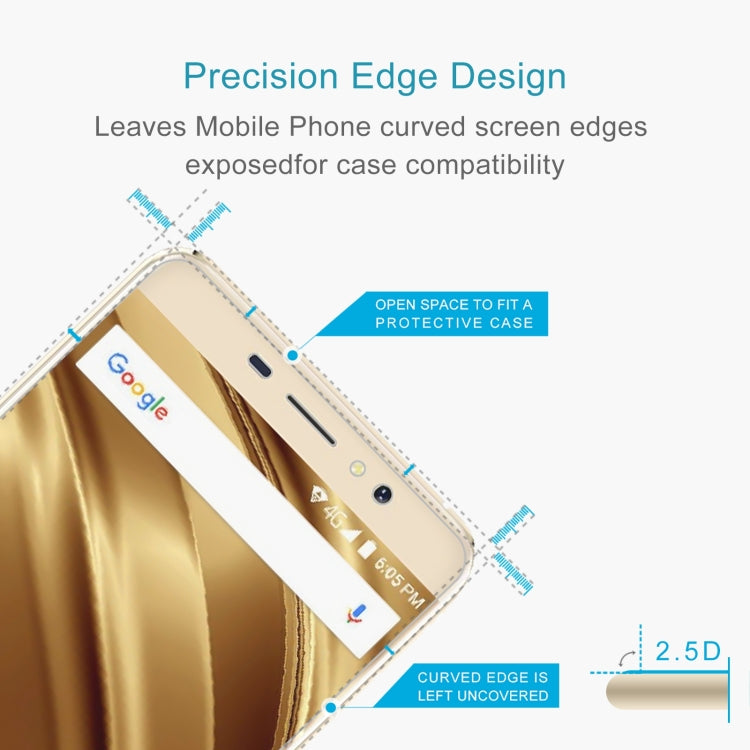 50 PCS 0.26mm 9H 2.5D Tempered Glass Film For Ulefone S8 Pro