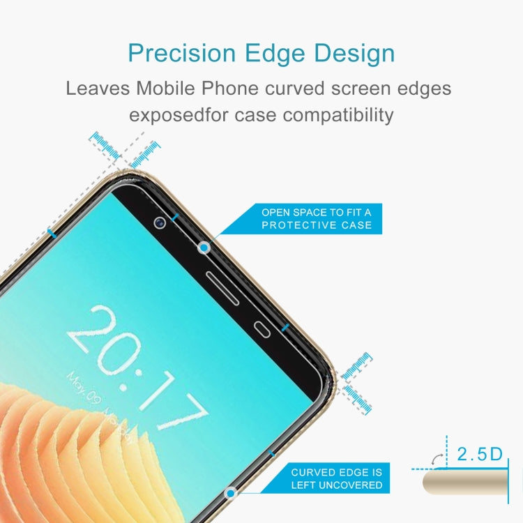 50 PCS 0.26mm 9H 2.5D Tempered Glass Film For Ulefone S9 Pro