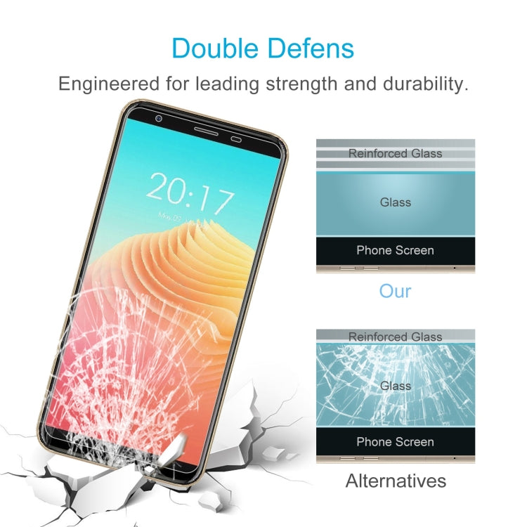 50 PCS 0.26mm 9H 2.5D Tempered Glass Film For Ulefone S9 Pro