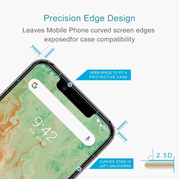 50 PCS 0.26mm 9H 2.5D Tempered Glass Film For Umidigi A3X