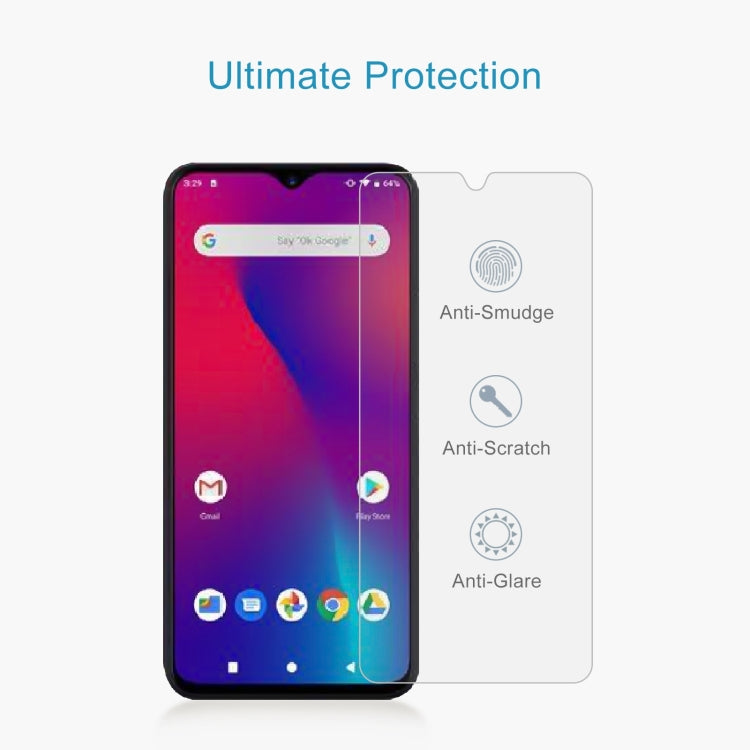 50 PCS 0.26mm 9H 2.5D Tempered Glass Film For Umidigi F1