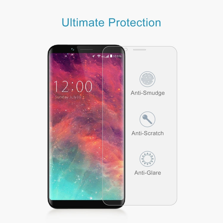 50 PCS 0.26mm 9H 2.5D Tempered Glass Film For Umidigi S2