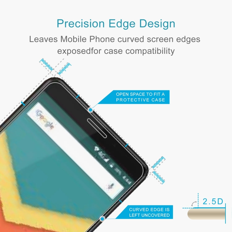 50 PCS 0.26mm 9H 2.5D Tempered Glass Film For Vernee Thor Plus