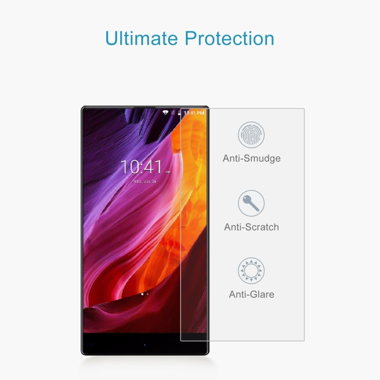 50 PCS 0.26mm 9H 2.5D Tempered Glass Film For VKworld Mix