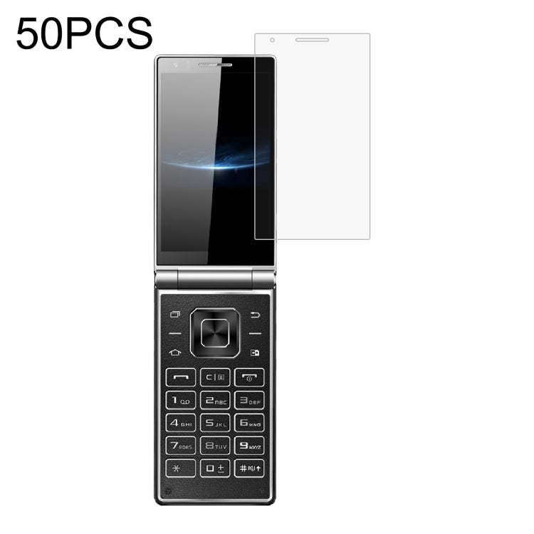 50 PCS 0.26mm 9H 2.5D Tempered Glass Film For VKworld T2 Plus