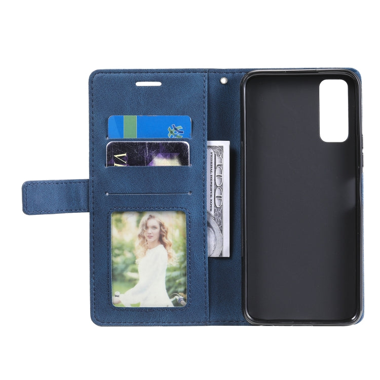 For vivo Y20 / Y20 2021 / Y20s Skin Feel Splicing Horizontal Flip Leather Phone Case