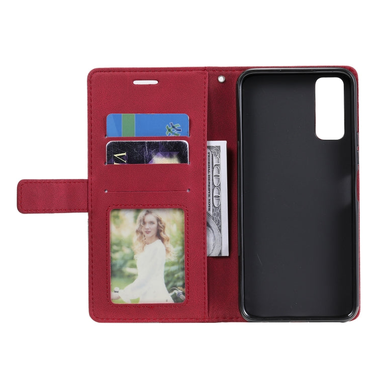 For vivo Y20 / Y20 2021 / Y20s Skin Feel Splicing Horizontal Flip Leather Phone Case