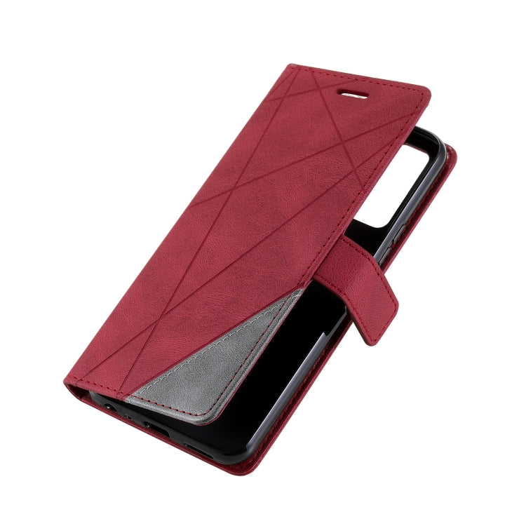 For vivo Y20 / Y20 2021 / Y20s Skin Feel Splicing Horizontal Flip Leather Phone Case