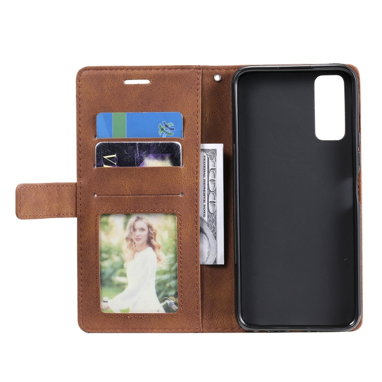 For vivo Y20 / Y20 2021 / Y20s Skin Feel Splicing Horizontal Flip Leather Phone Case