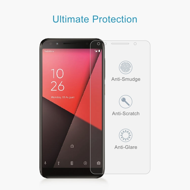 50 PCS 0.26mm 9H 2.5D Tempered Glass Film For Vodafone Smart N9