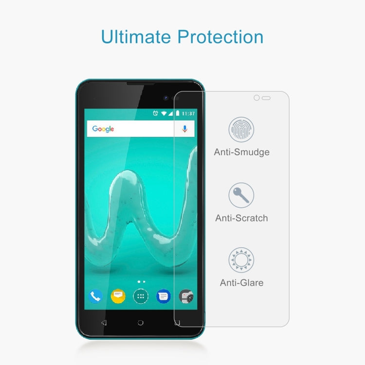 50 PCS 0.26mm 9H 2.5D Tempered Glass Film For Wiko Sunny2