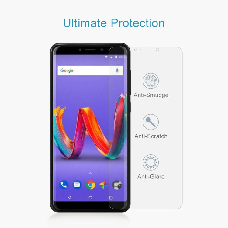 50 PCS 0.26mm 9H 2.5D Tempered Glass Film For Wiko Tommy 3
