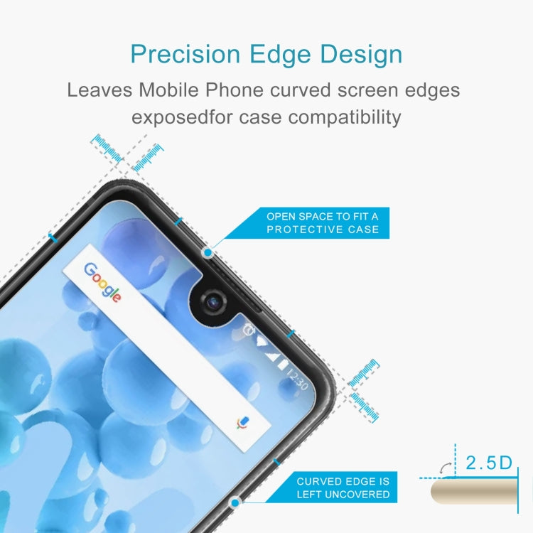 50 PCS 0.26mm 9H 2.5D Tempered Glass Film For Wiko View 2