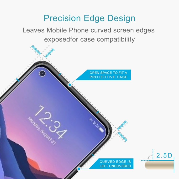 50 PCS 0.26mm 9H 2.5D Tempered Glass Film For ZTE A1 ZTG01 5G