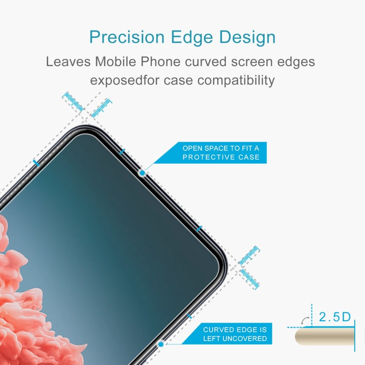 50 PCS 0.26mm 9H 2.5D Tempered Glass Film For ZTE Axon 20 5G