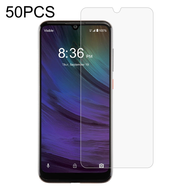 50 PCS 0.26mm 9H 2.5D Tempered Glass Film For ZTE Blade 10 Prime