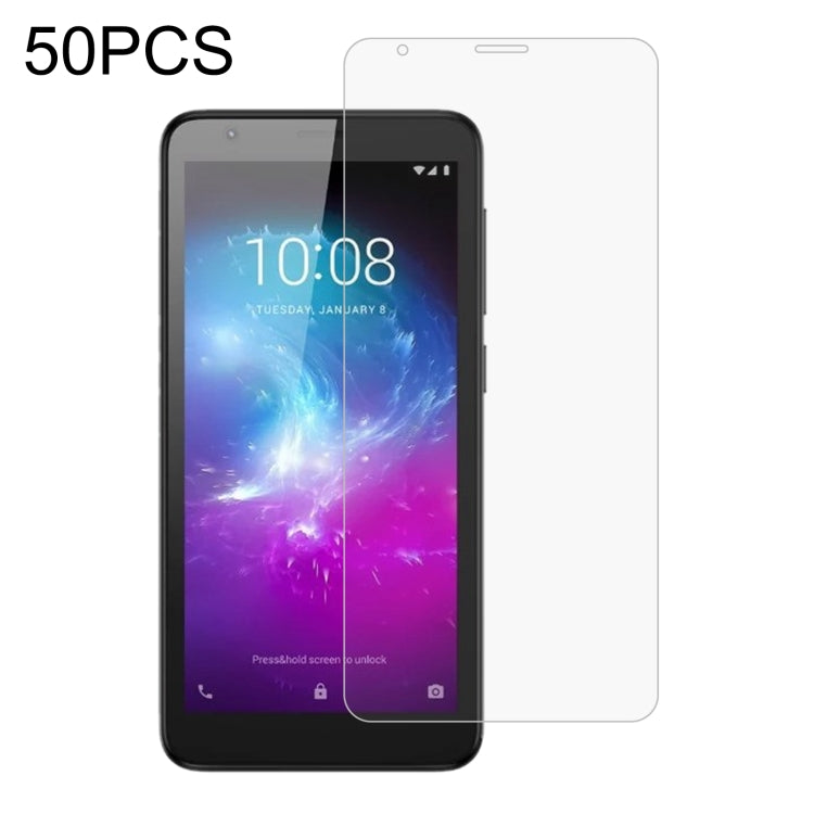 50 PCS 0.26mm 9H 2.5D Tempered Glass Film For ZTE Blade A3 Lite