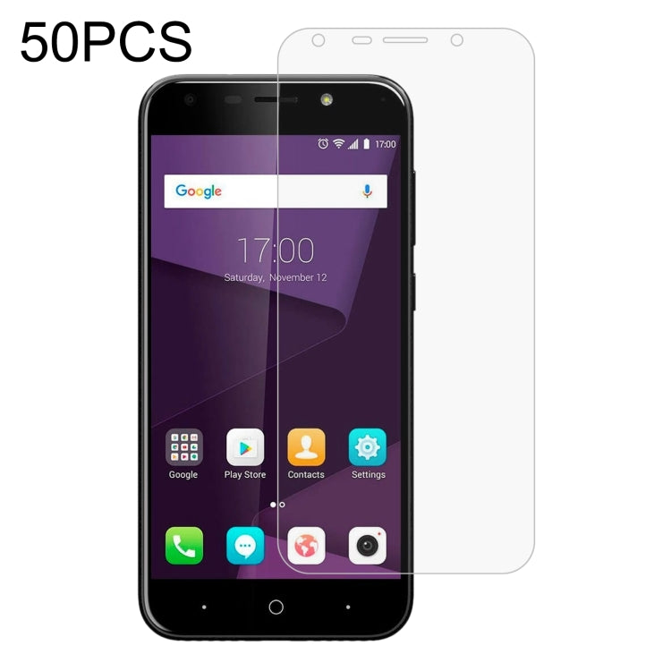 50 PCS 0.26mm 9H 2.5D Tempered Glass Film For ZTE Blade A6