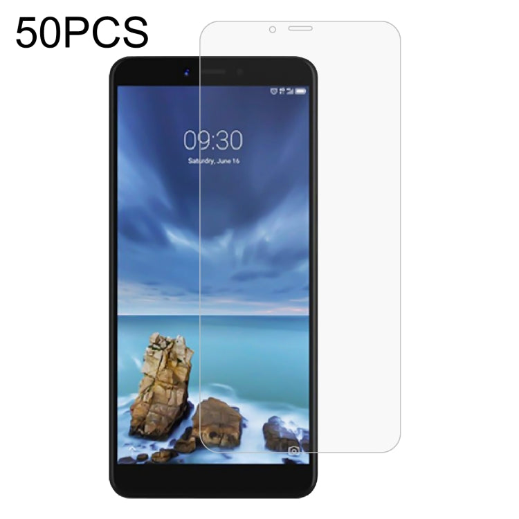50 PCS 0.26mm 9H 2.5D Tempered Glass Film For ZTE Blade A7 Vita