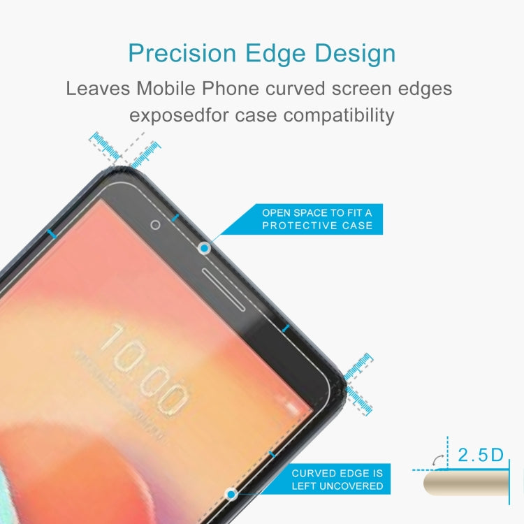 50 PCS 0.26mm 9H 2.5D Tempered Glass Film For ZTE Blade A31 Plus