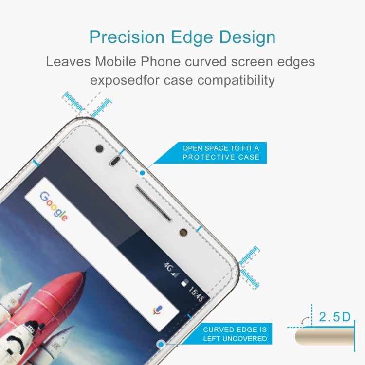 50 PCS 0.26mm 9H 2.5D Tempered Glass Film For ZTE Blade A570
