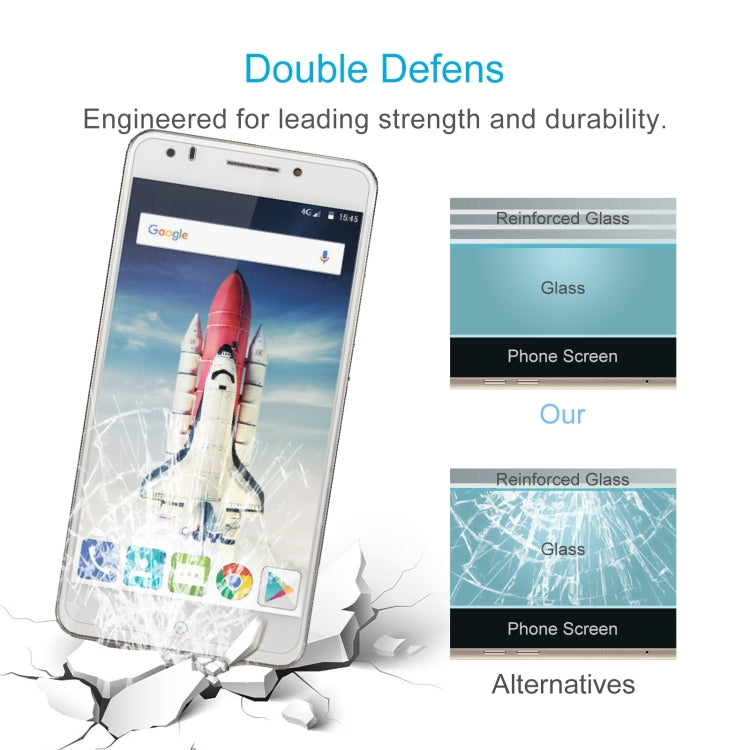 50 PCS 0.26mm 9H 2.5D Tempered Glass Film For ZTE Blade A570