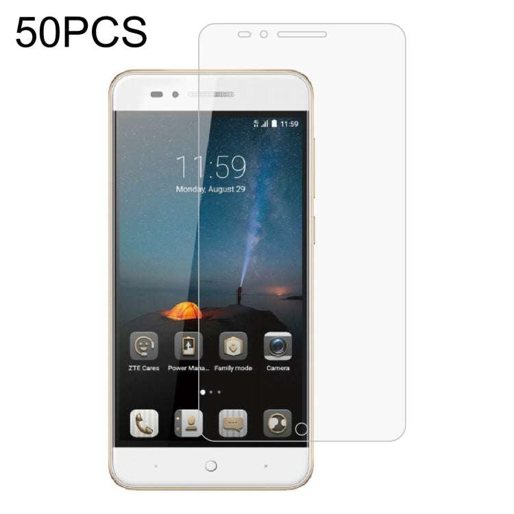 50 PCS 0.26mm 9H 2.5D Tempered Glass Film For ZTE Blade A612