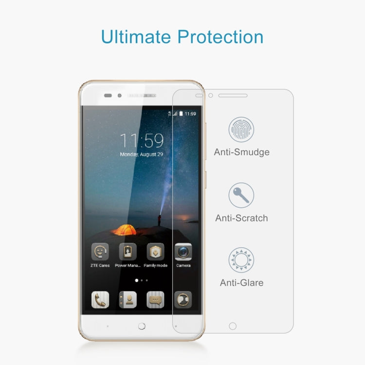 50 PCS 0.26mm 9H 2.5D Tempered Glass Film For ZTE Blade A612