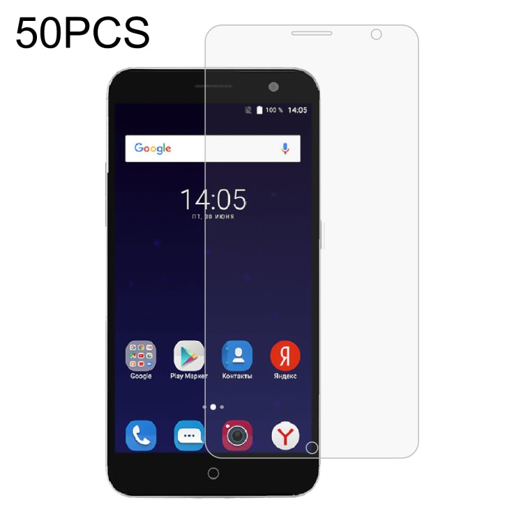 50 PCS 0.26mm 9H 2.5D Tempered Glass Film For ZTE Blade V7 Plus