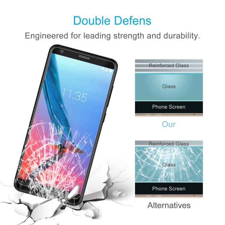 50 PCS 0.26mm 9H 2.5D Tempered Glass Film For ZTE Blade V9