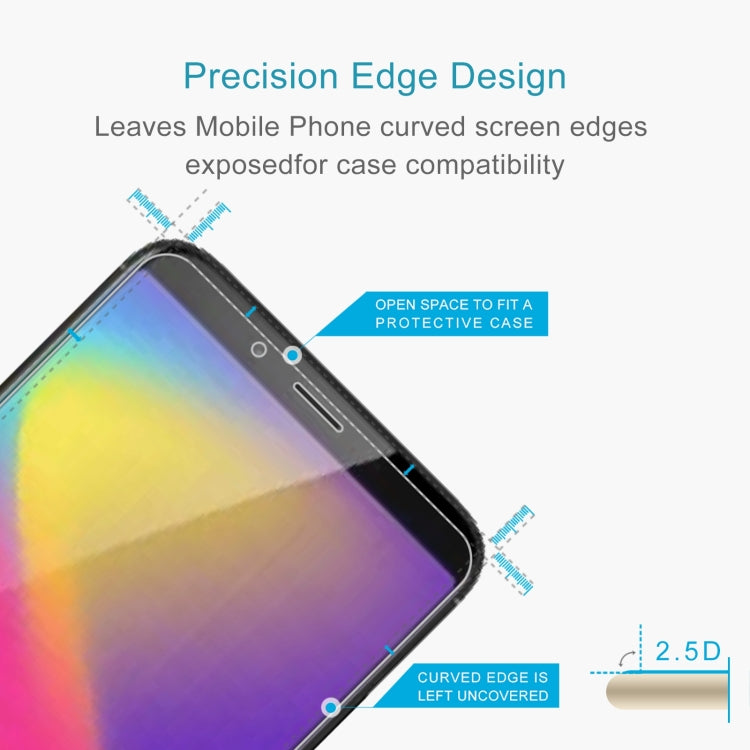 50 PCS 0.26mm 9H 2.5D Tempered Glass Film For ZTE nubia N3