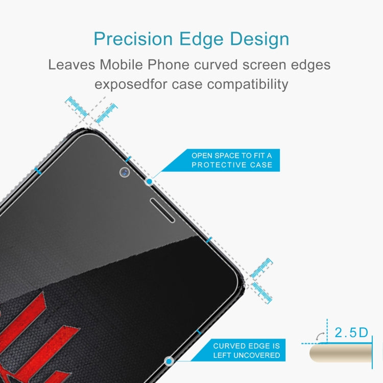 50 PCS 0.26mm 9H 2.5D Tempered Glass Film For ZTE nubia Red Magic