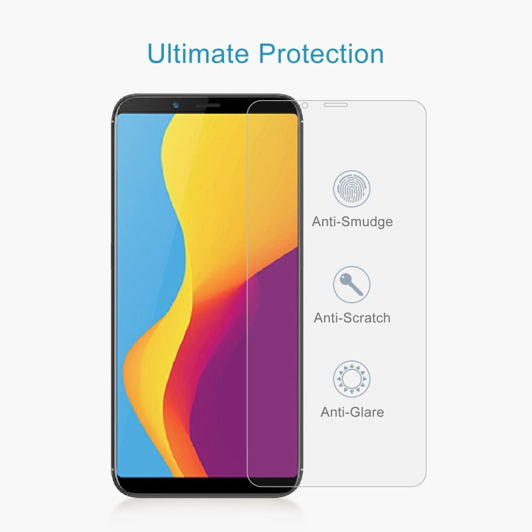 50 PCS 0.26mm 9H 2.5D Tempered Glass Film For ZTE nubia V18